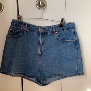 ASOS Denim High Waisted Jean Shorts